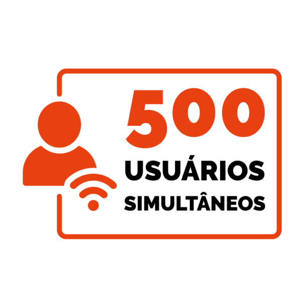 Pacote internet 500 usuários simultâneos